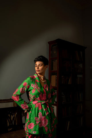 Green Libby Blazer Set
