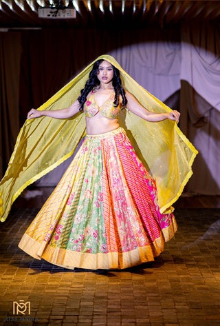 Indian designer wear in Australia.
Indian wear at Australian fashion week. Designer lehenga on runway.