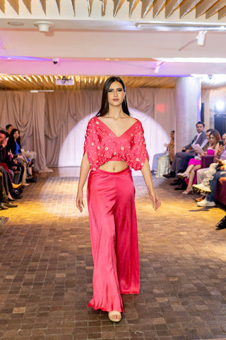 Pink co-ord Set designer dresses, perfect for daytime soirees, cultural events, and occasions where you want to make a radiant impression.