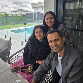 Paulmi & Harsh at the Leela Lane boutique