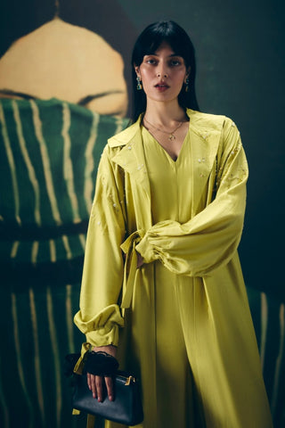 Chic yellow Kira jumpsuit outfit for women designed for effortless occasion dressing, perfect for brunches, destination celebrations, resort evenings, cocktail events and elegant daytime gatherings.